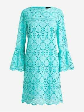 j crew green sequin dress Girls' Sequin Flutter-sleeve Dress For Girls